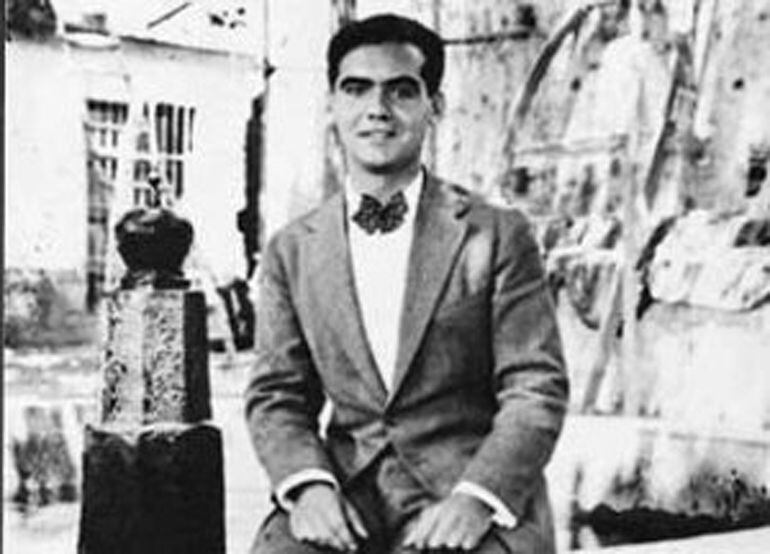 Federico García Lorca en Lanjarón(Granada) en 1927