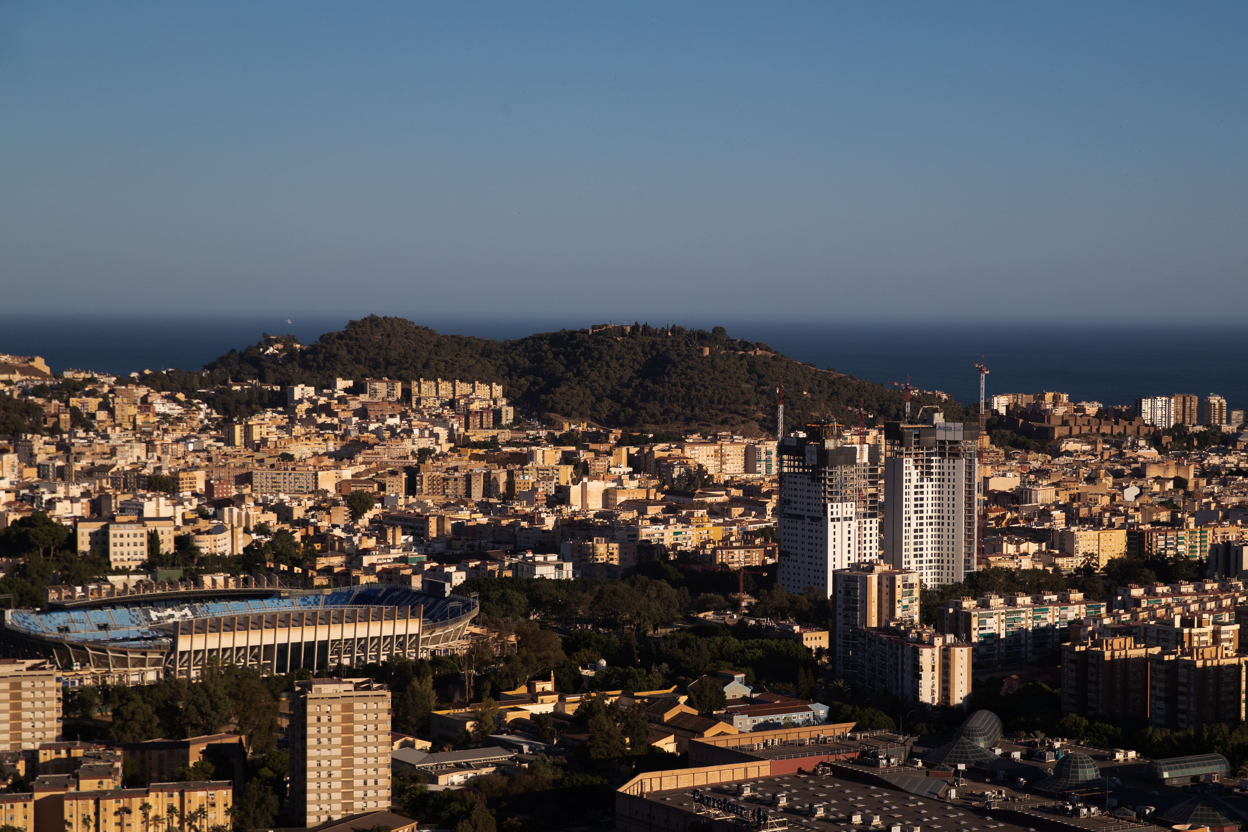 ARCHIVO. Vista desde el barrio de la Palmilla de Málaga. EFE/Jorge Zapata