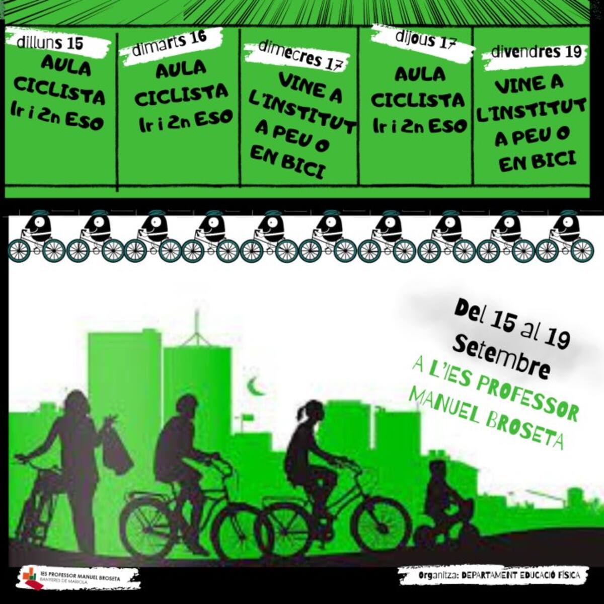 El Instituto Professor Manuel Broseta de Banyeres celebra la Semana Europea de la Movilidad Sostenible