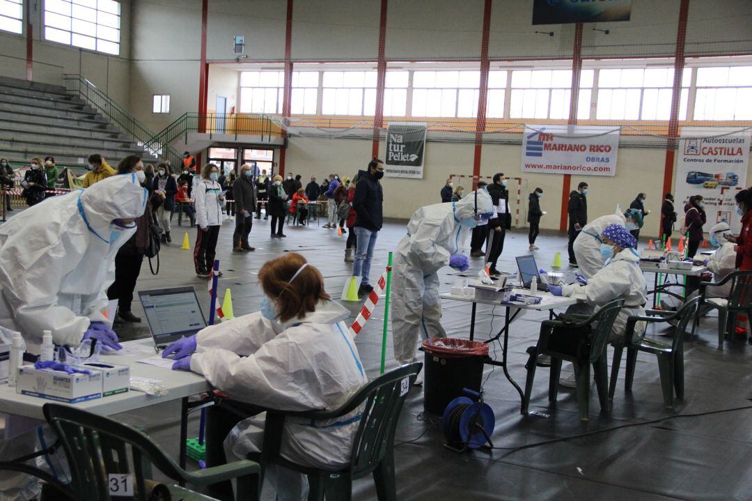 Cribado poblacional en el pabellón de Cuéllar