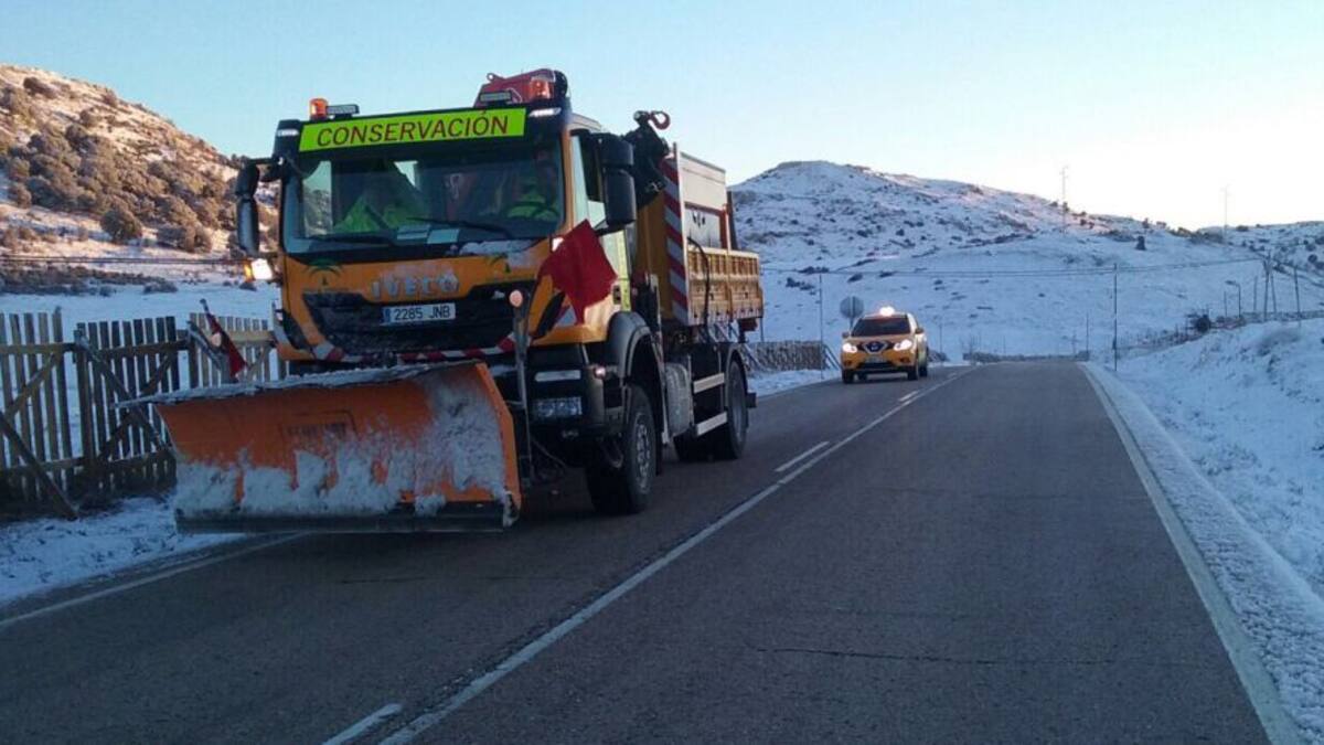 Aviso de hasta 8 centímetros de nieve este martes en Cazorla y Segura