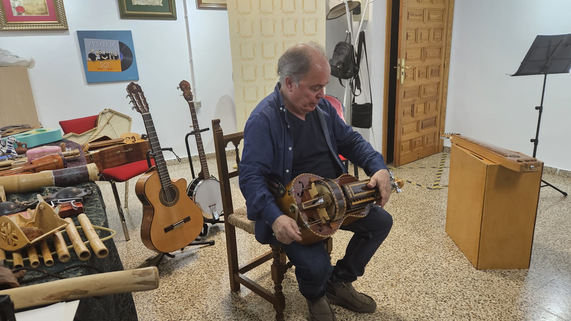 Otro de los instrumentos presentados por Juan Guerrero