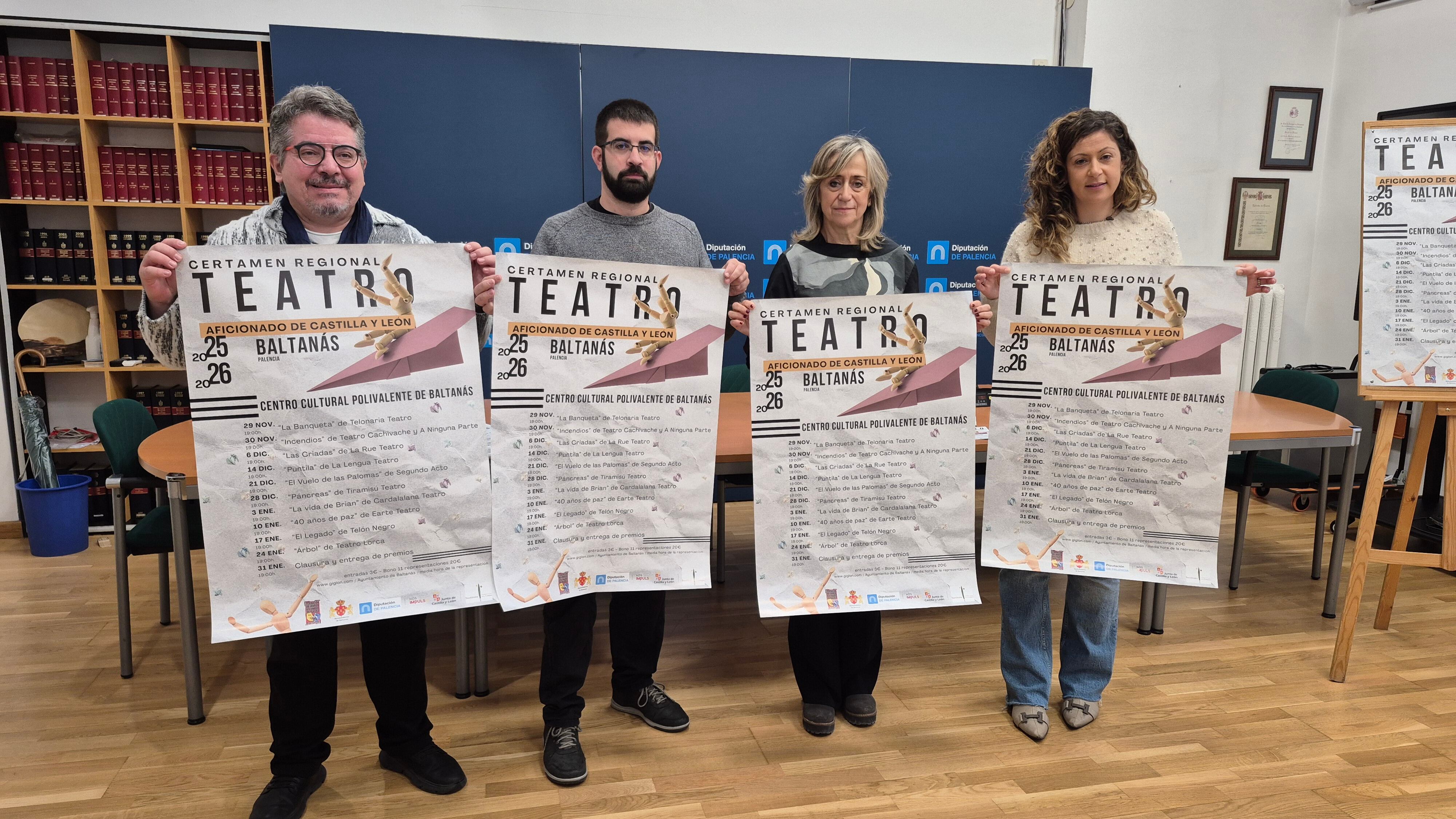 Baltanás celebra su XV Certamen de Teatro Aficionado de Castilla y León del 29 de enero al 31 de enero