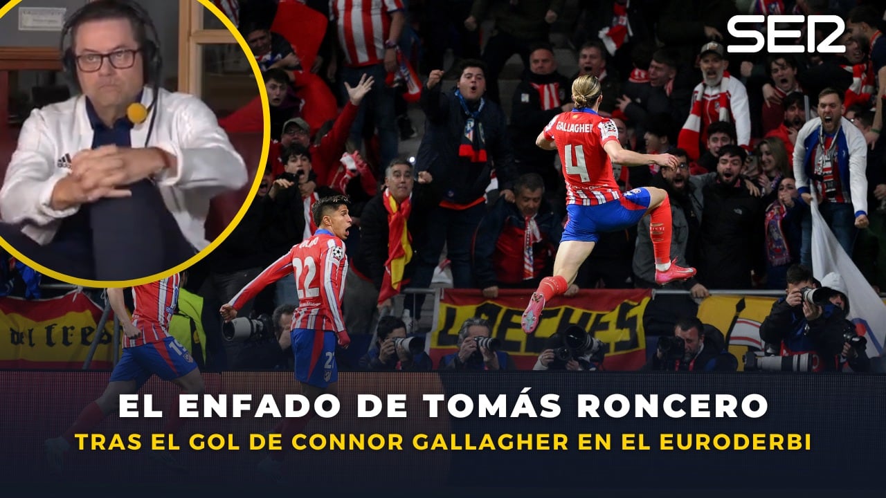 “¡Pero qué coj****!”: la desesperada reacción de Tomás Roncero al gol del Atlético de Madrid a los 28 segundos de derbi