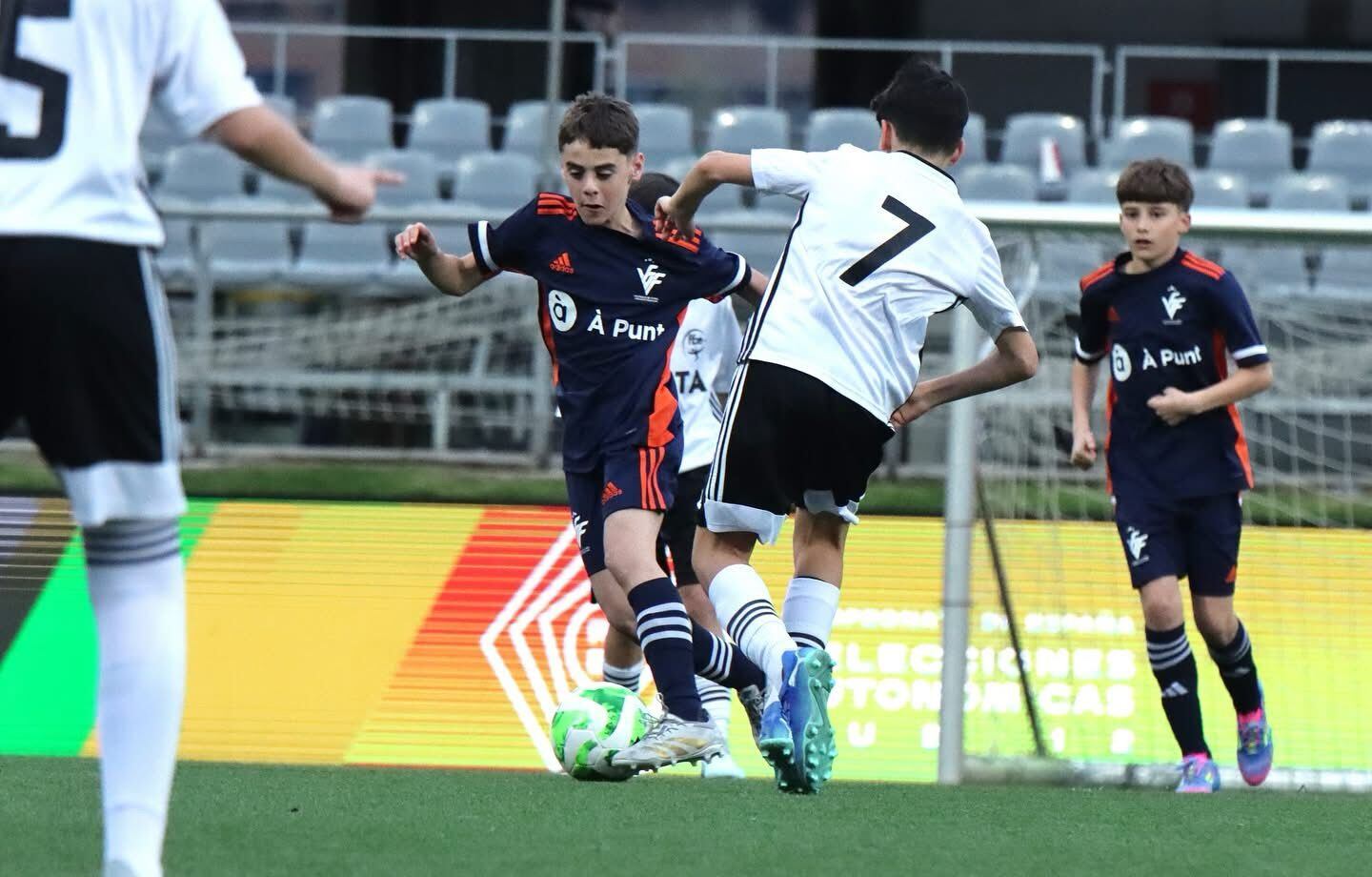 Borja, en pleno partido