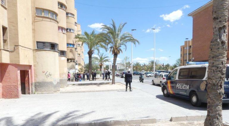 Detención de traficantes de droga en el barrio de Palmerales