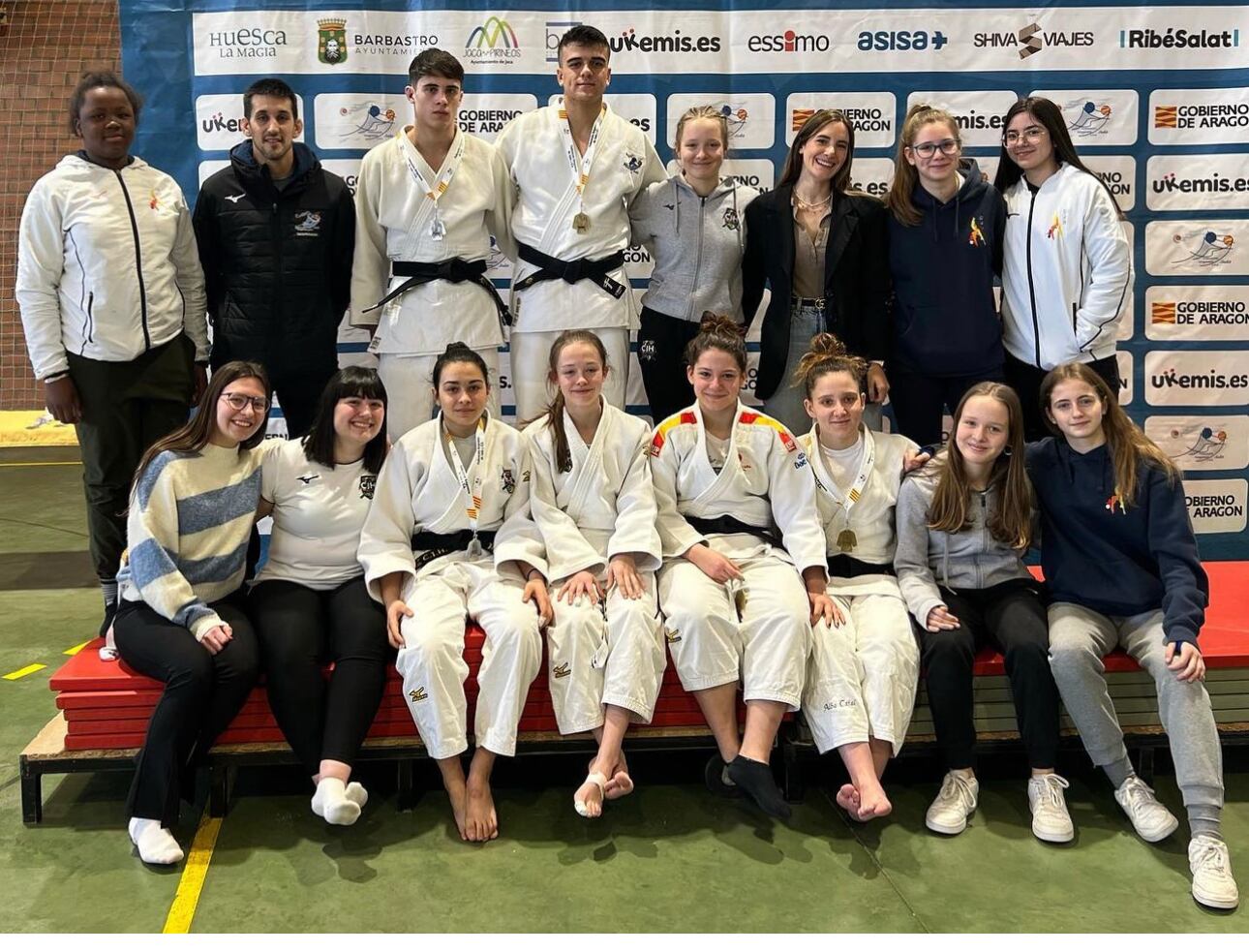 Junior del Club Judo Huesca en Monzalbarba