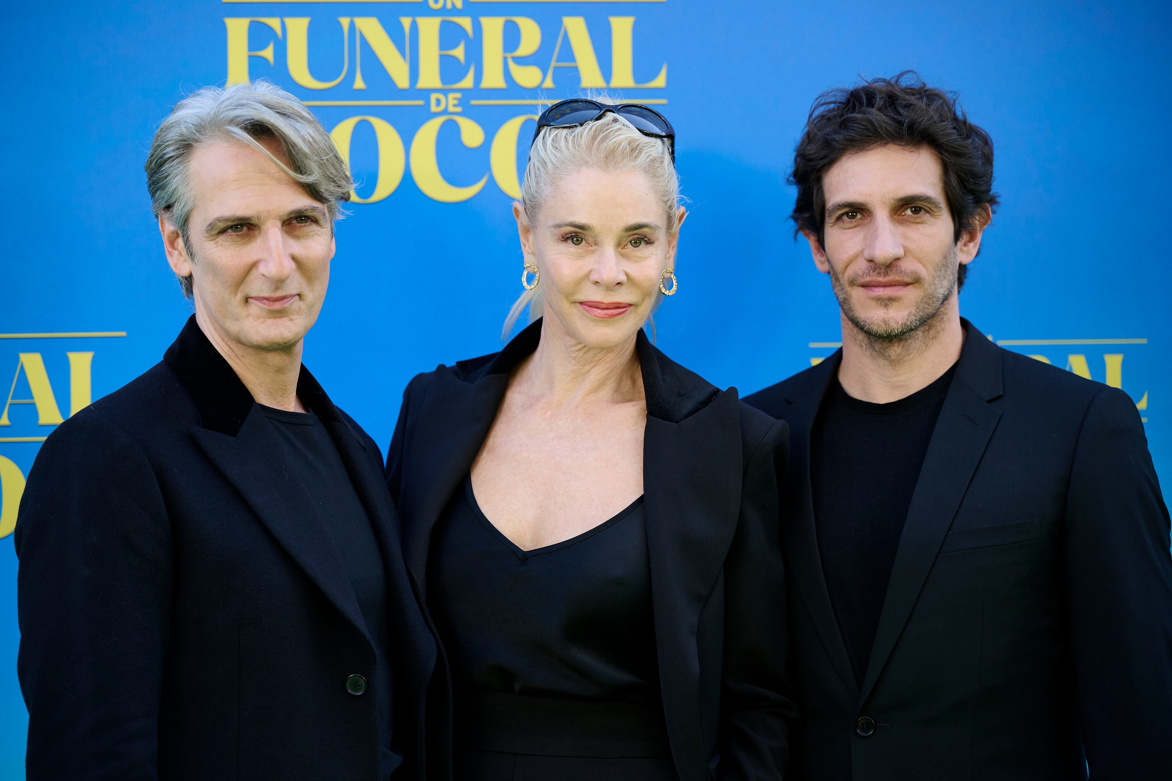 Ernesto Alterio, Belén Rueda y Quim Gutiérrez en el photocall de &#039;Un funeral de locos&#039;.