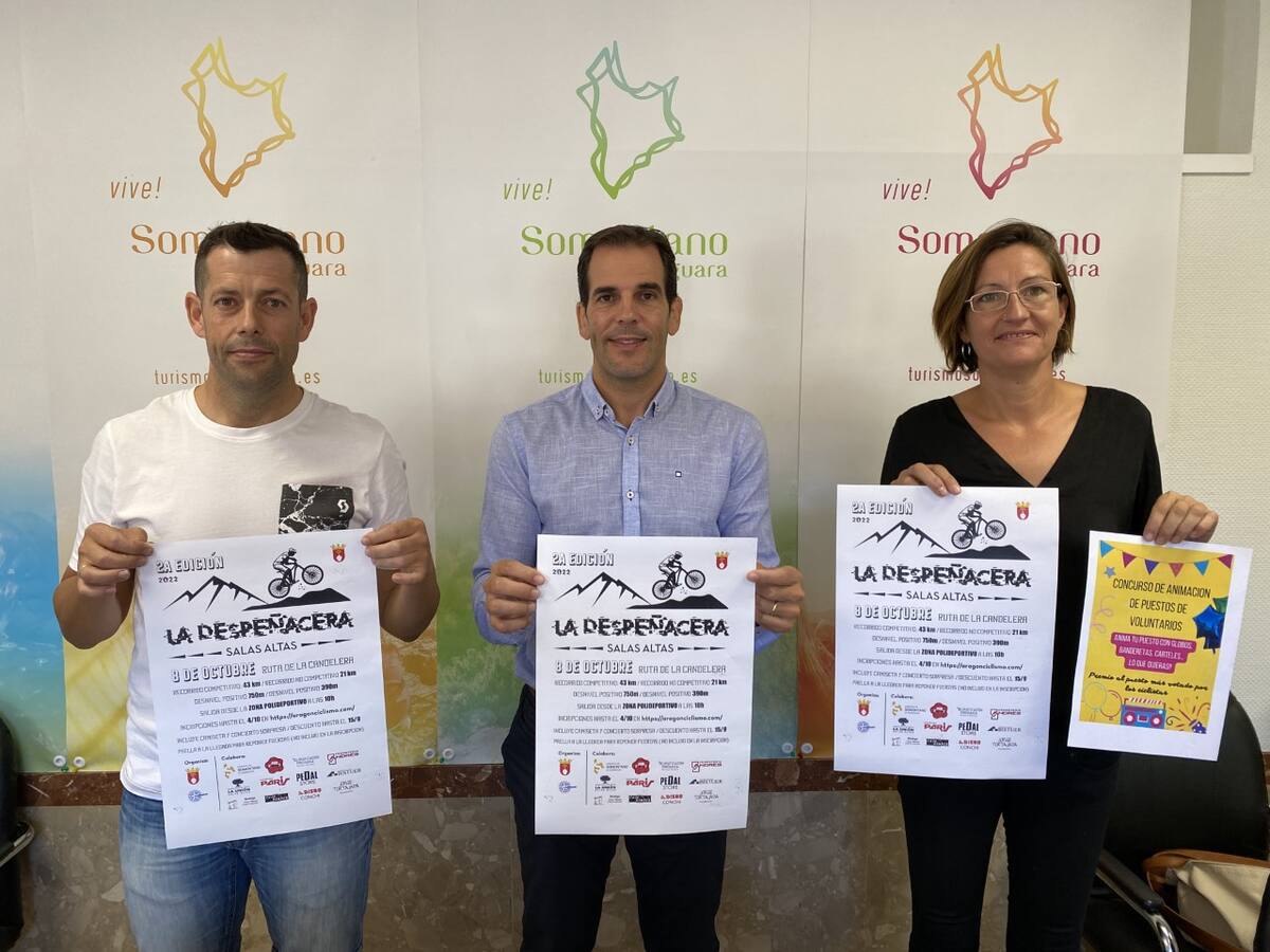 La 2ª btt "Despeñacera" reunirá a un centenar de ciclistas en Salas Altas