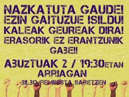 Concentración este viernes a las 19.30 frente al Teatro Arriaga