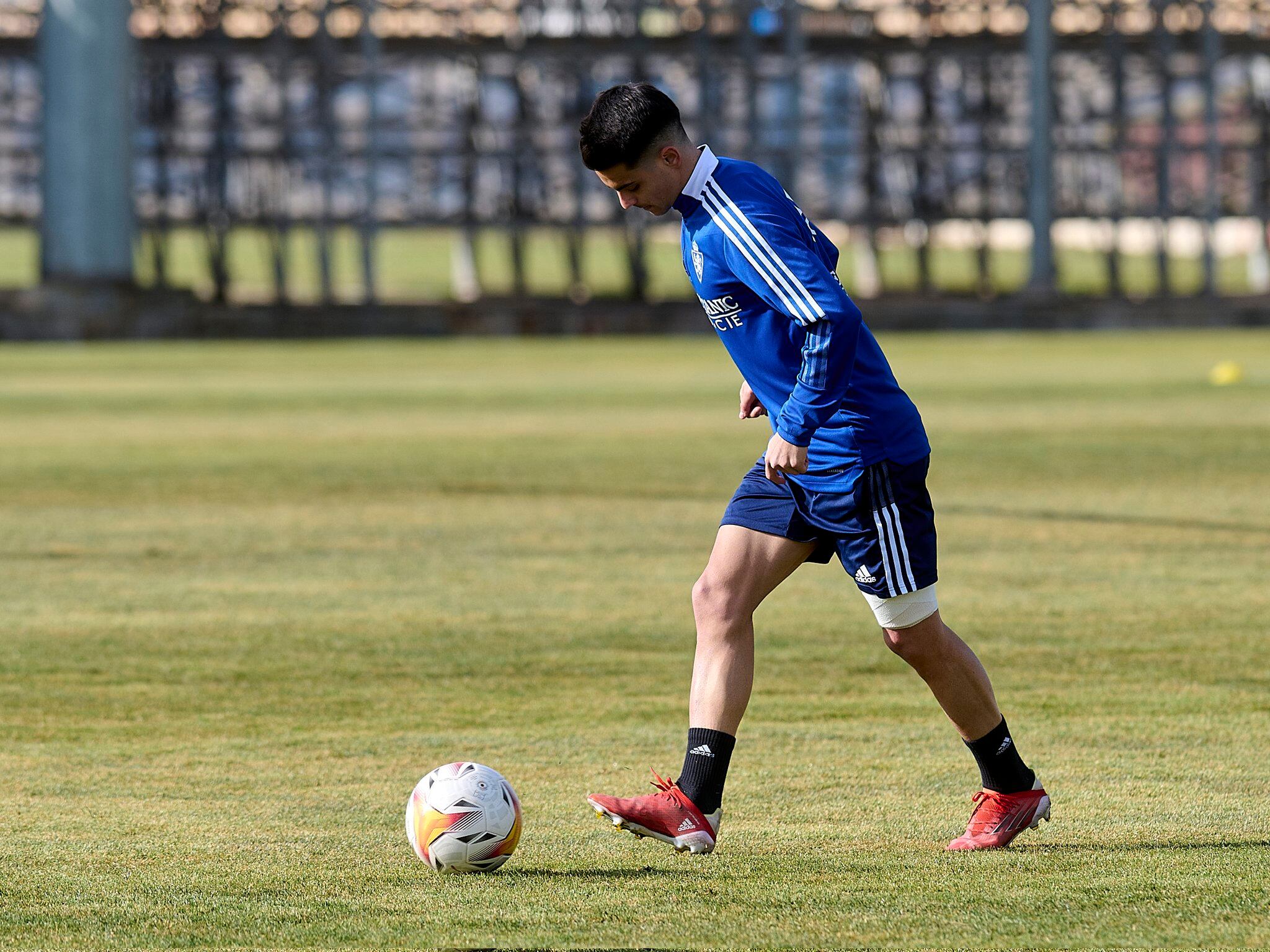 Sergio Bermejo, durante un entrenamiento en la Ciudad Deportiva