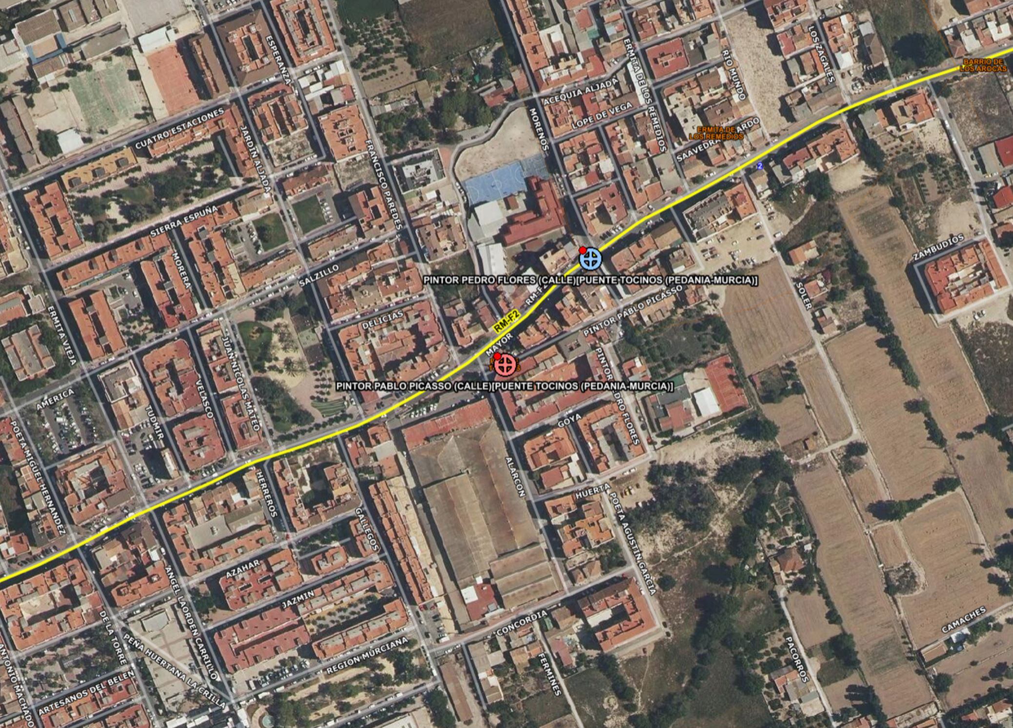 Trasladan al hospital a una mujer herida al explotar una olla en la calle " Pintor Pablo Picasso" en la pedanía murciana de Puente Tocinos