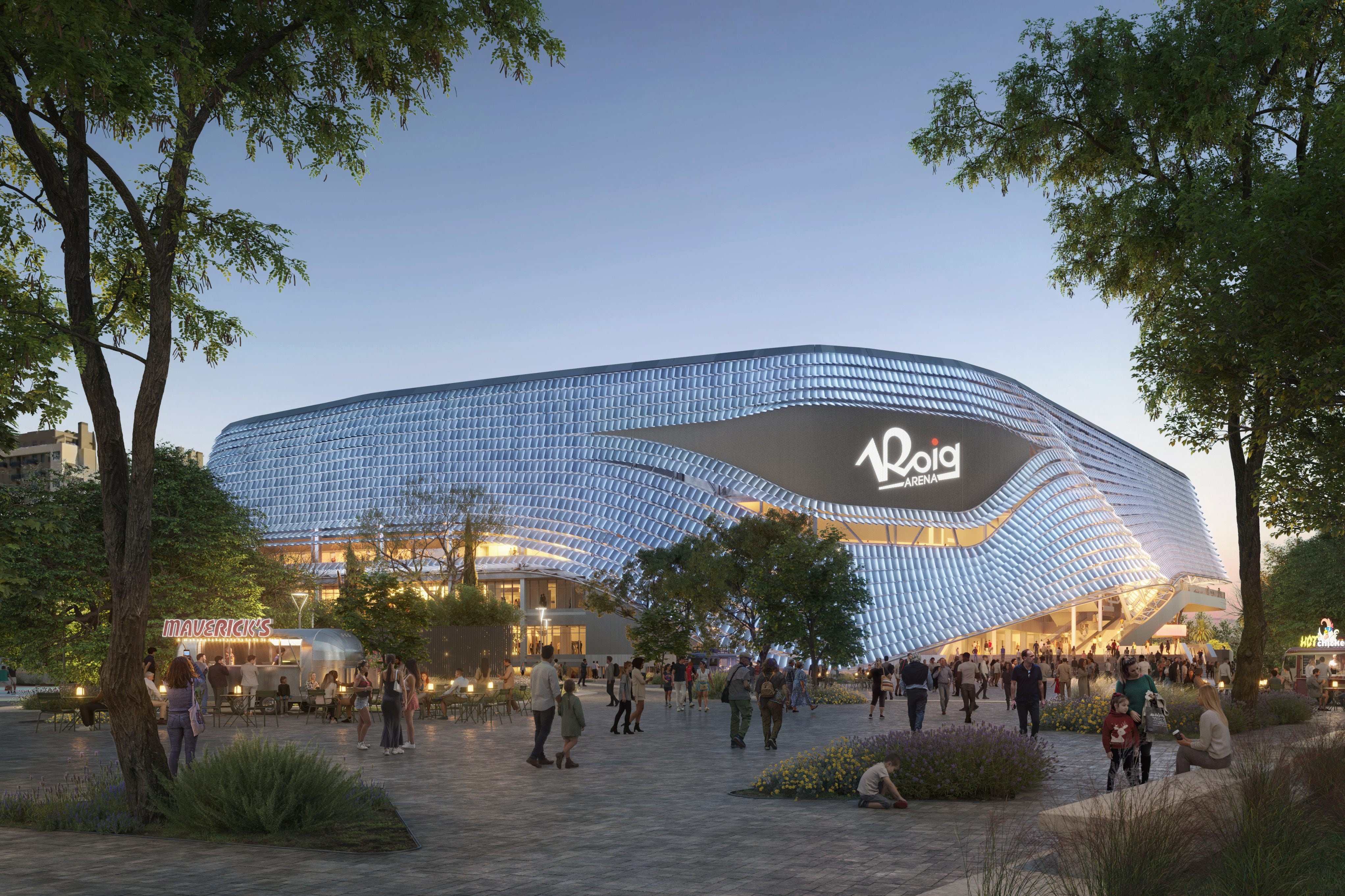 Diseño del futuro pabellón Roig Arena.