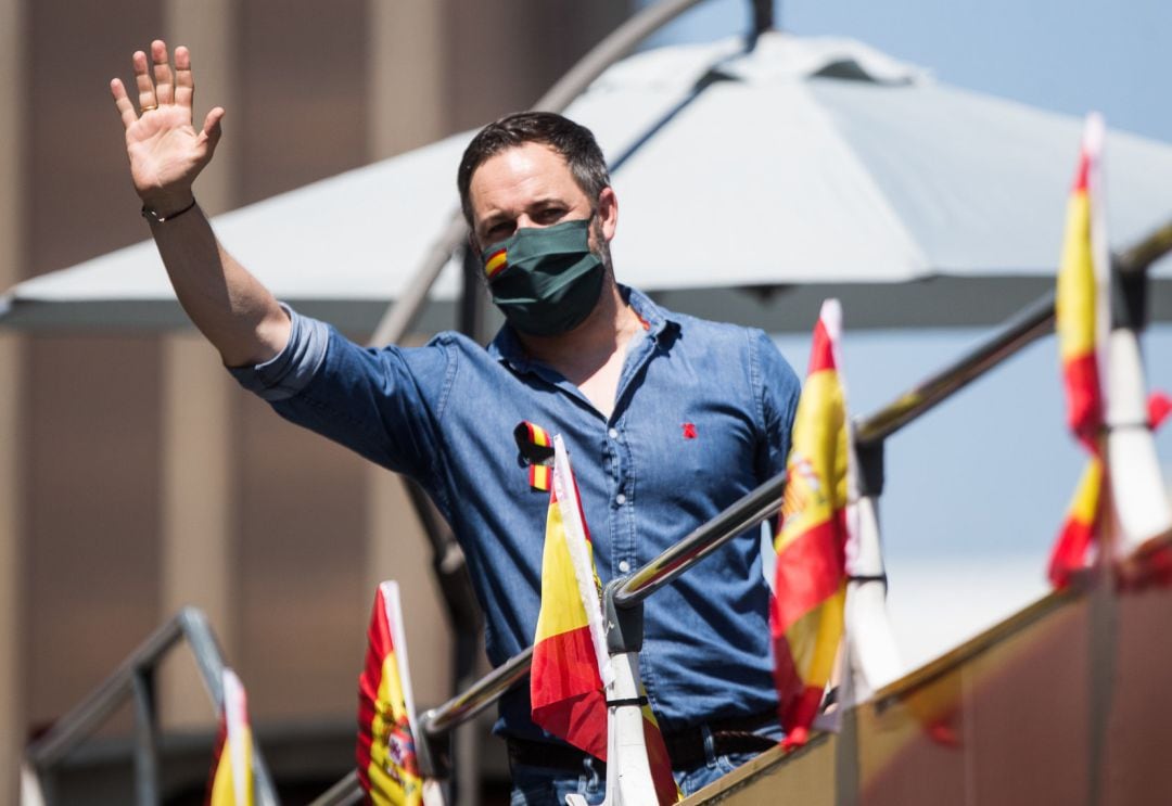 El presidente de Vox, Santiago Abascal