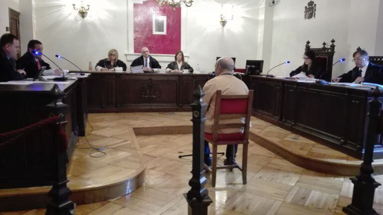 Cándido Chimeno en el juicio