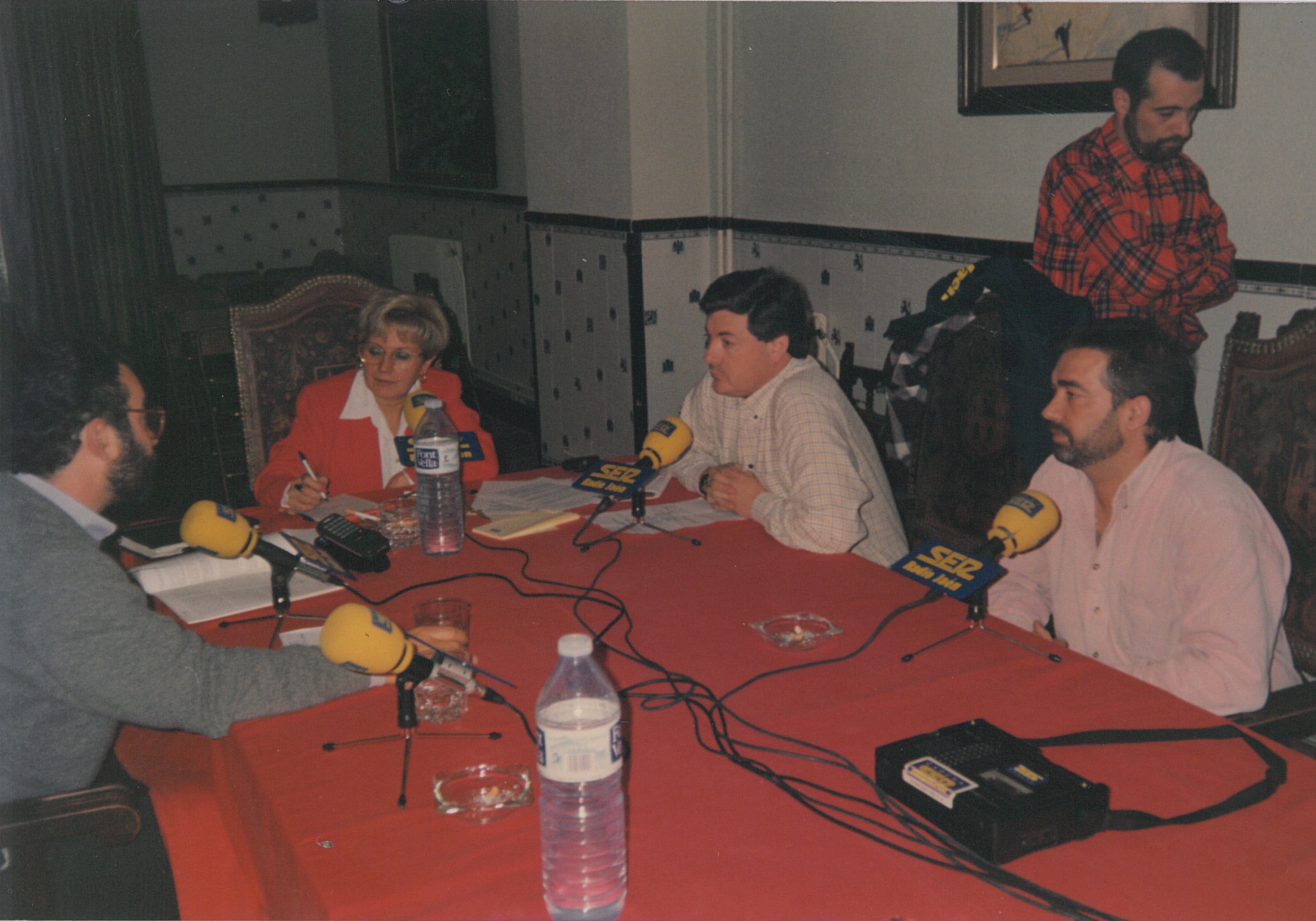 Concha García y Eduardo Oliver durante la presentación de un &#039;Hoy por Hoy Jaén&#039;.