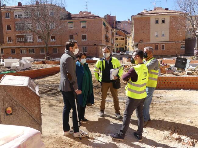 Obras en la Plaza de la Morería