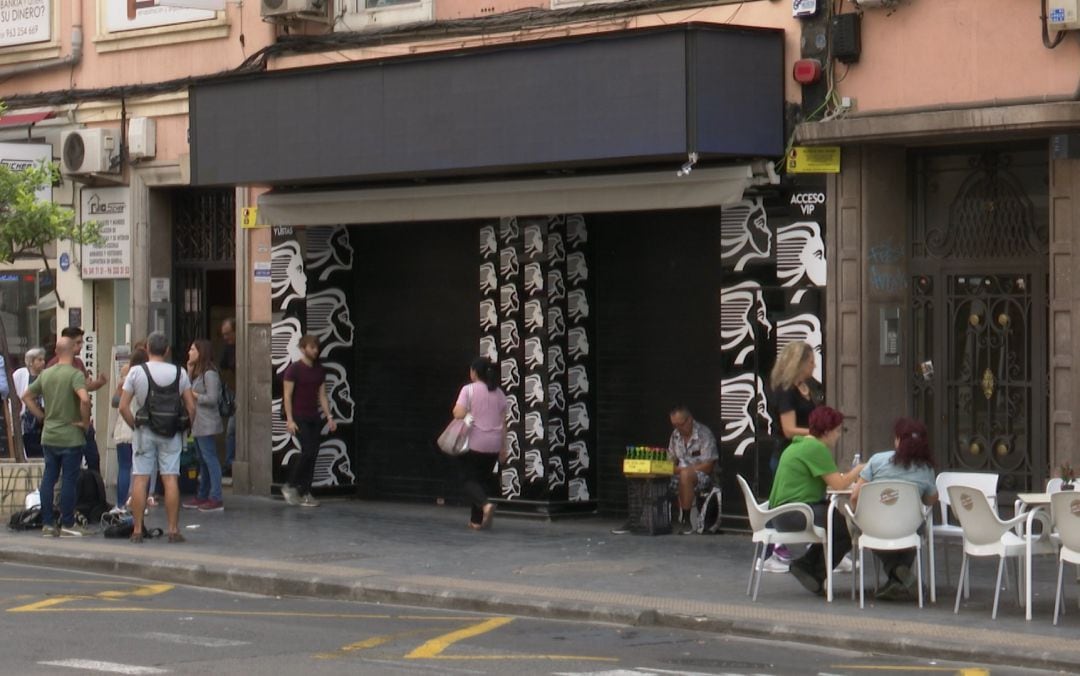 Exterior de la discoteca Indiana