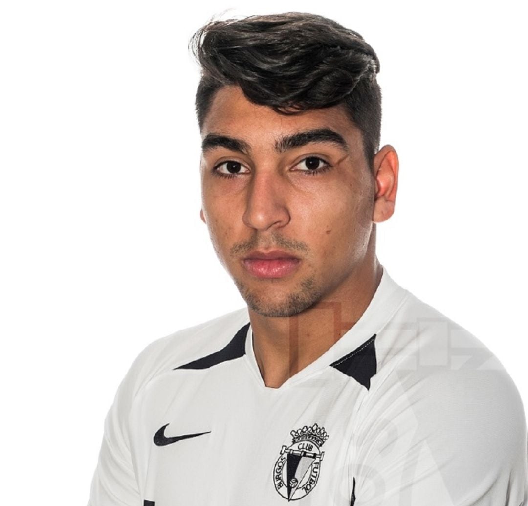 El delantero venezolano del Burgos CF, Diosbert Rivero.