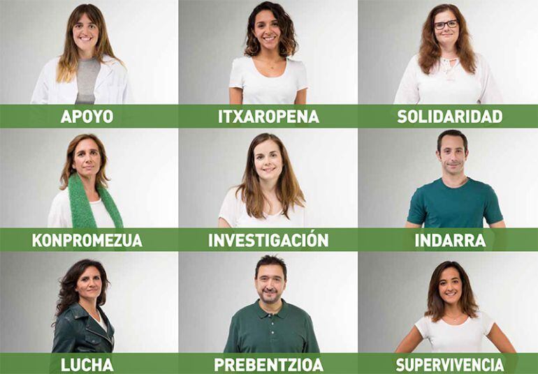 Cartel del Congreso &quot;Euskadi contra el cáncer&quot;