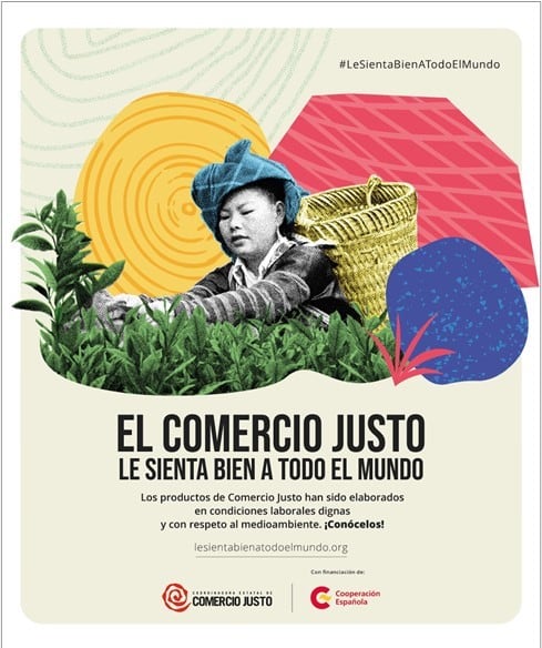 Cartel de la jornada sobre comercio justo