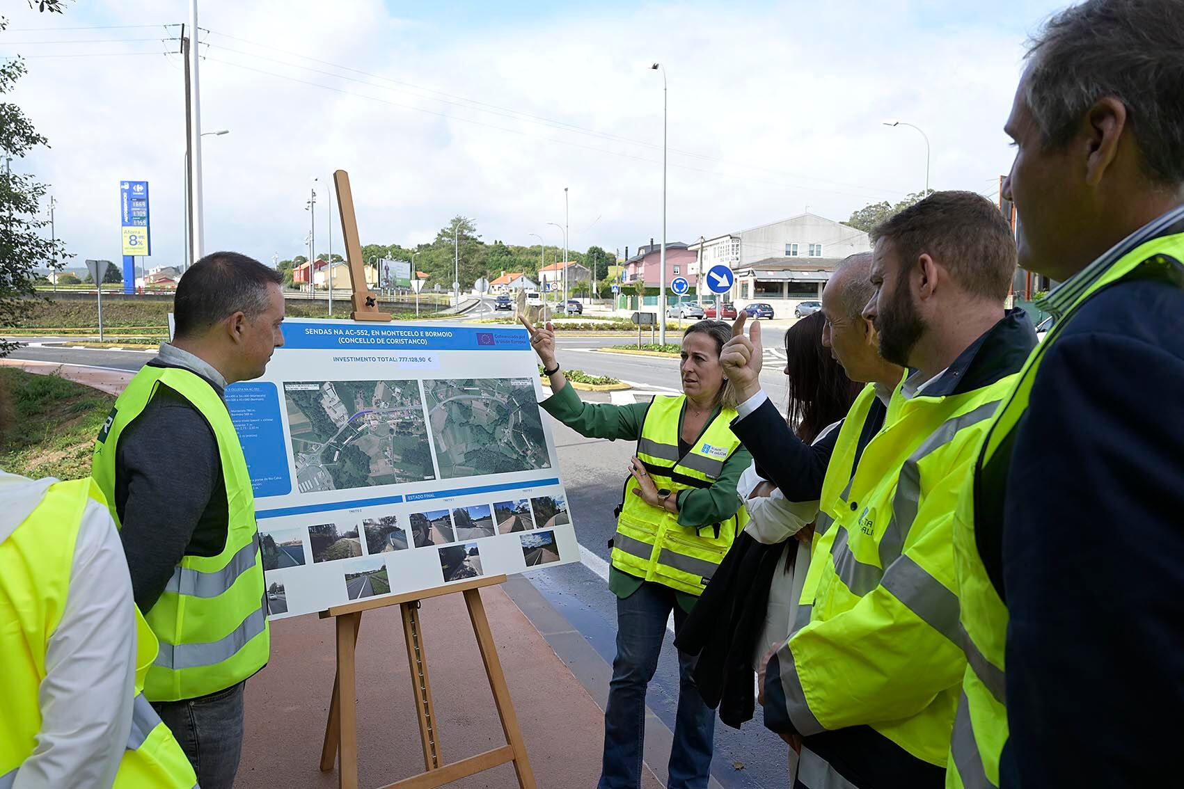 Presentación das obras das sendas de Montecelo e Bormoio