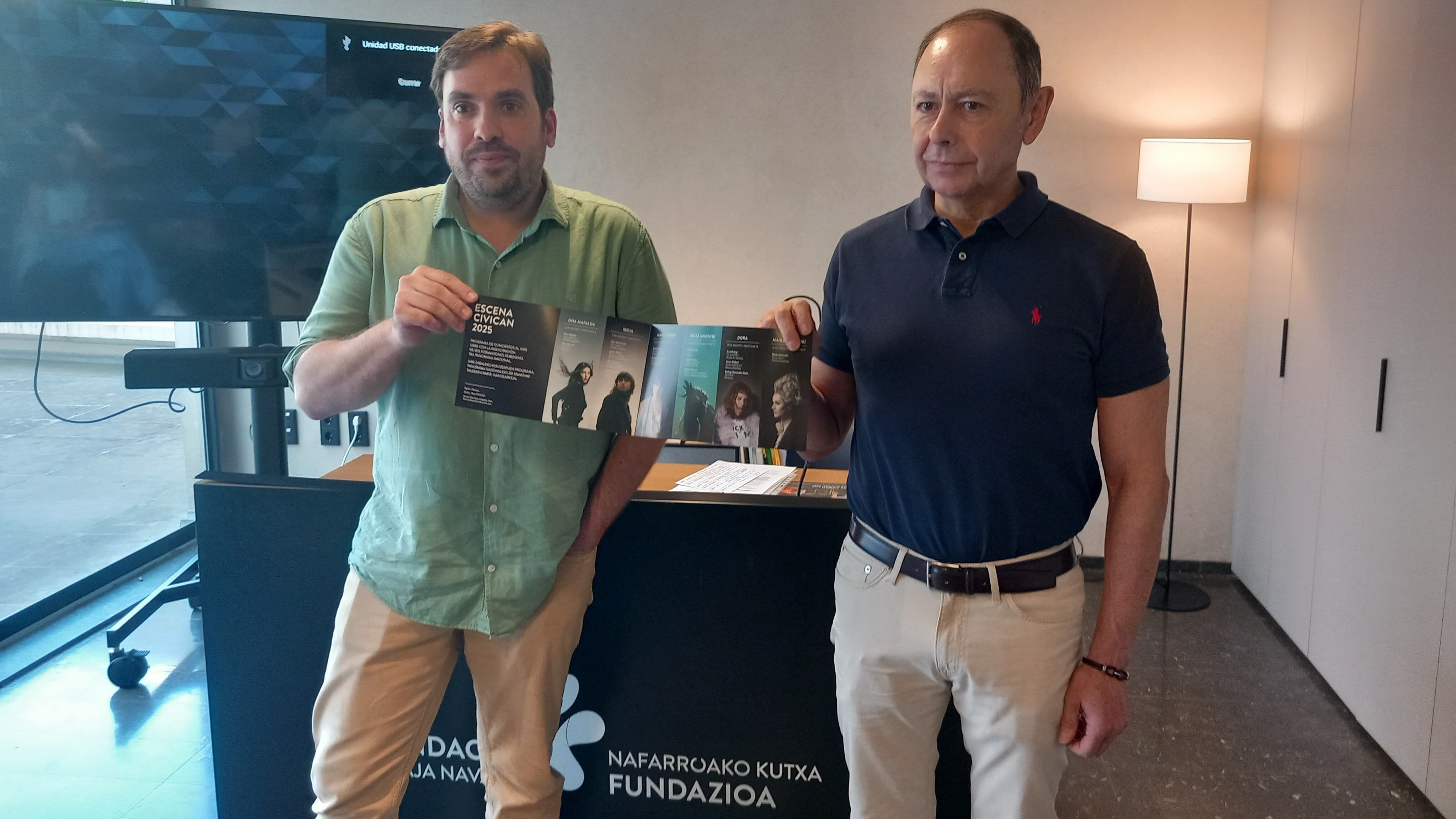 Seis artistas femeninas completan el ciclo Escena Civican 2025 en Pamplona. Cadena SER