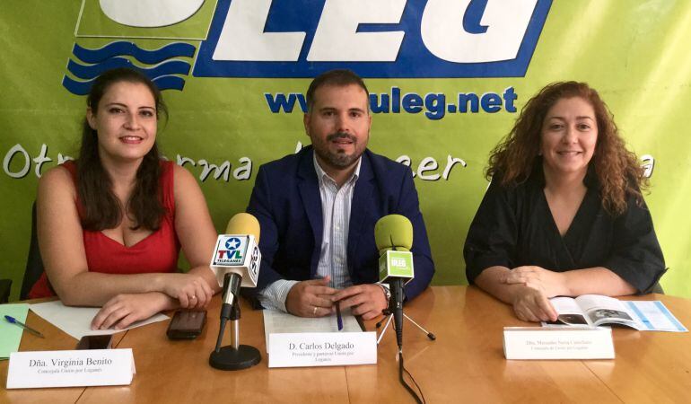 Tres de los seis concejales de ULEG han hecho un repaso a la actualidad municipal