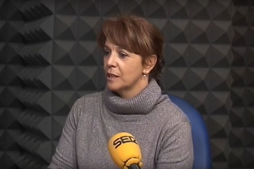 La fotógrafa ubetense Katy Gómez durante una entrevista en Hoy por Hoy Úbeda