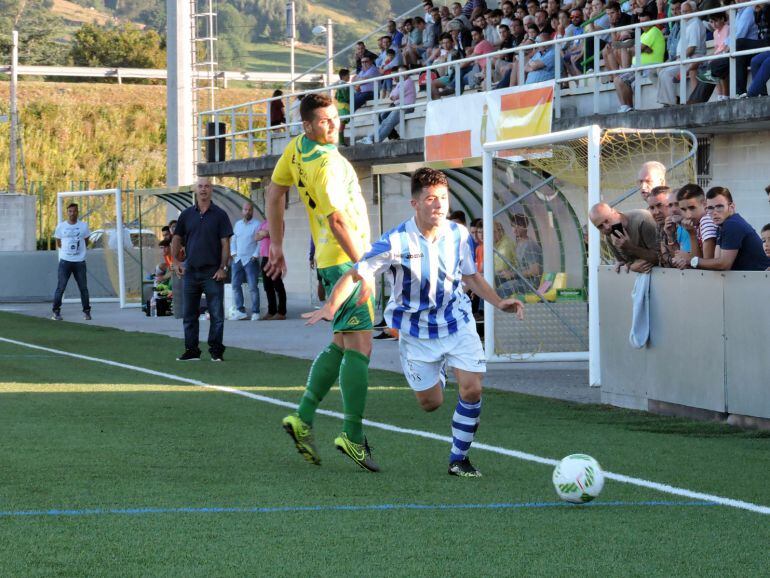 Fermín y Conde durante la eliminatoria de Copa Federación