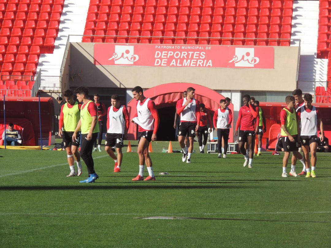 En la plantilla del Almería todos se sienten protagonistas.