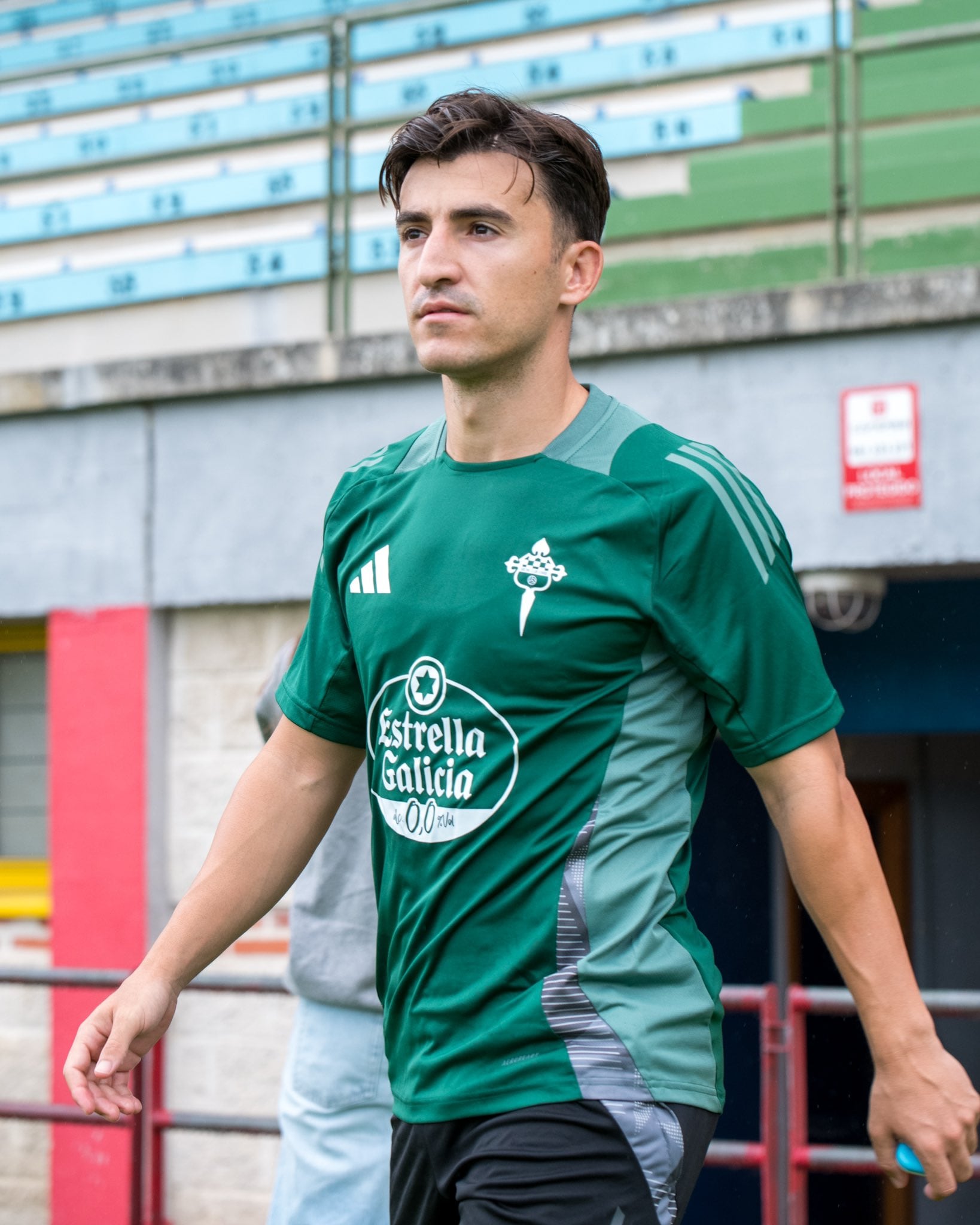 Aitor Buñuel, este miércoles en A Gándara (foto: Racing Club Ferrol)