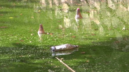 Deplorable imagen del río por la inconsciencia de algunos