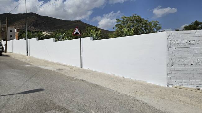 Mural borrado por el Ayuntamiento en el Camino de Los Picones