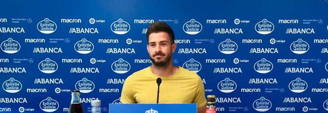 Koke Vega, jugador del Deportivo