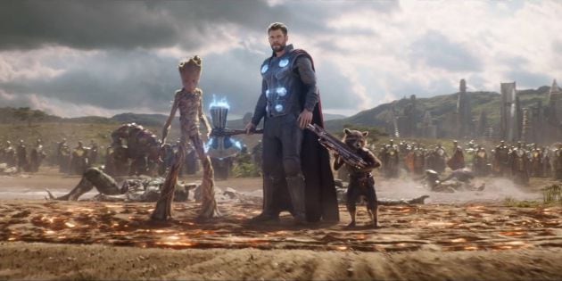 Thor intentó hacer todo lo posible para acabar con Thanos.