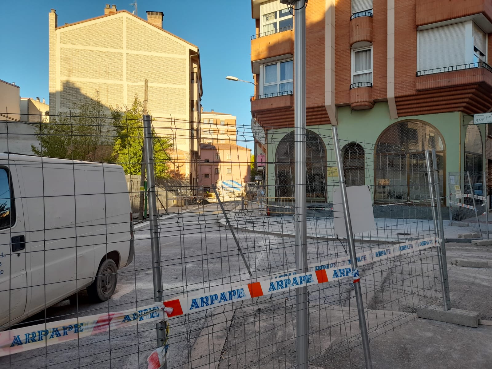 Obras en Sol de las Moreras a finales del pasado año