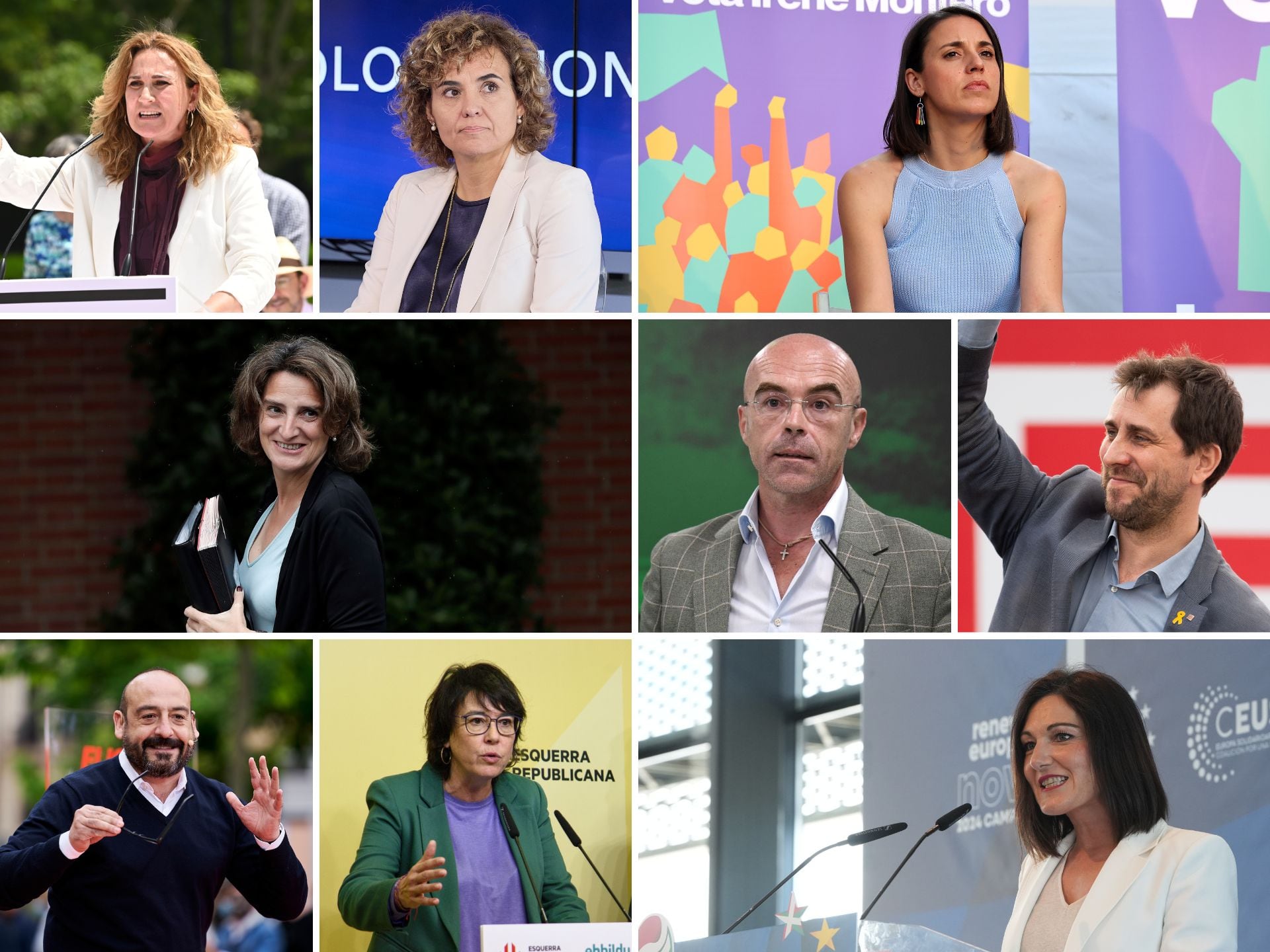 Estos son todos los candidatos españoles en las elecciones europeas del 9 de junio.