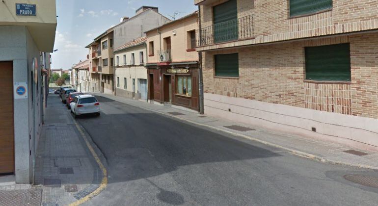 Obras de reparación de firme en la Travesía del Prado