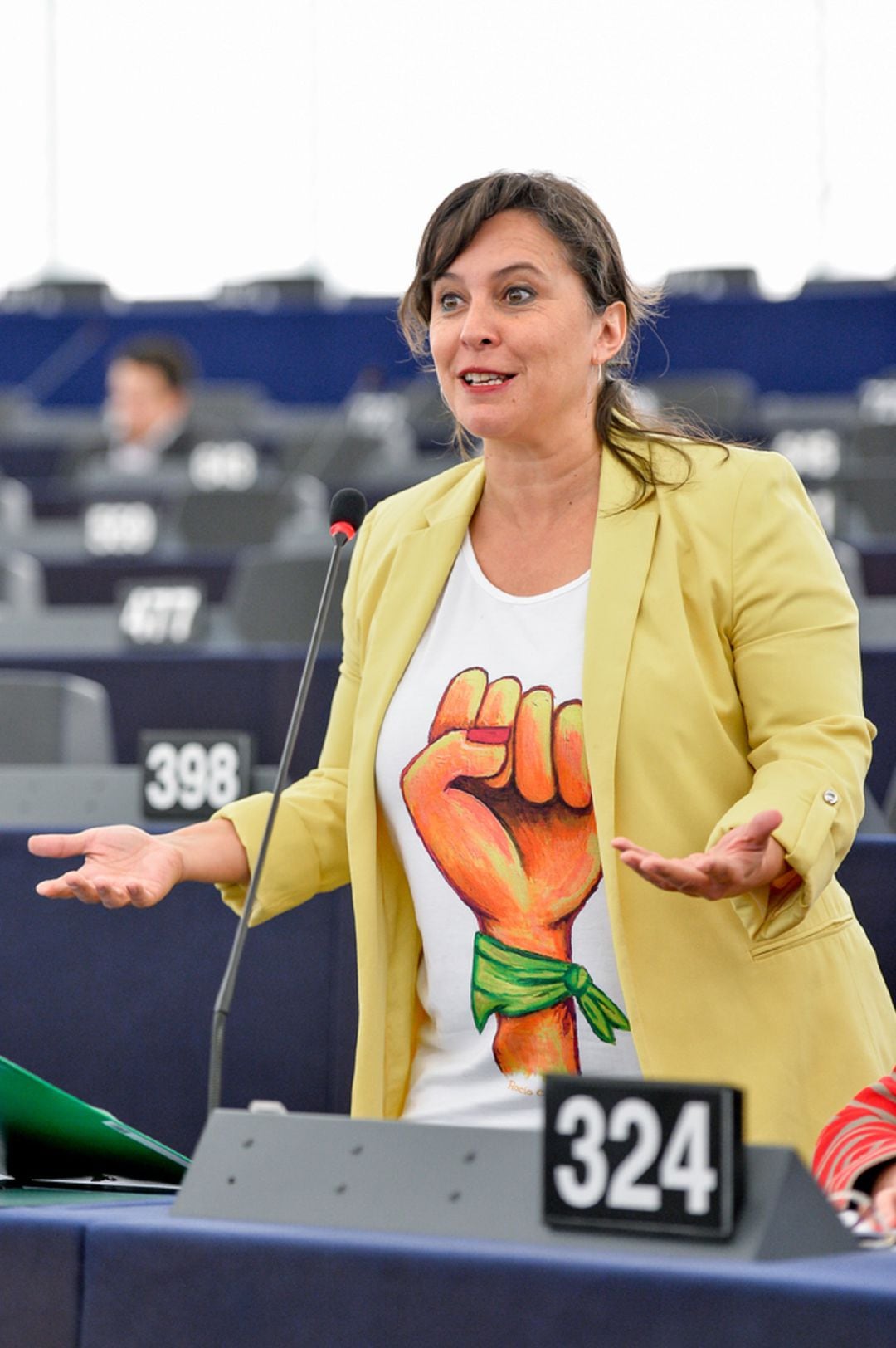 Ana Miranda en el Parlamento Europeo