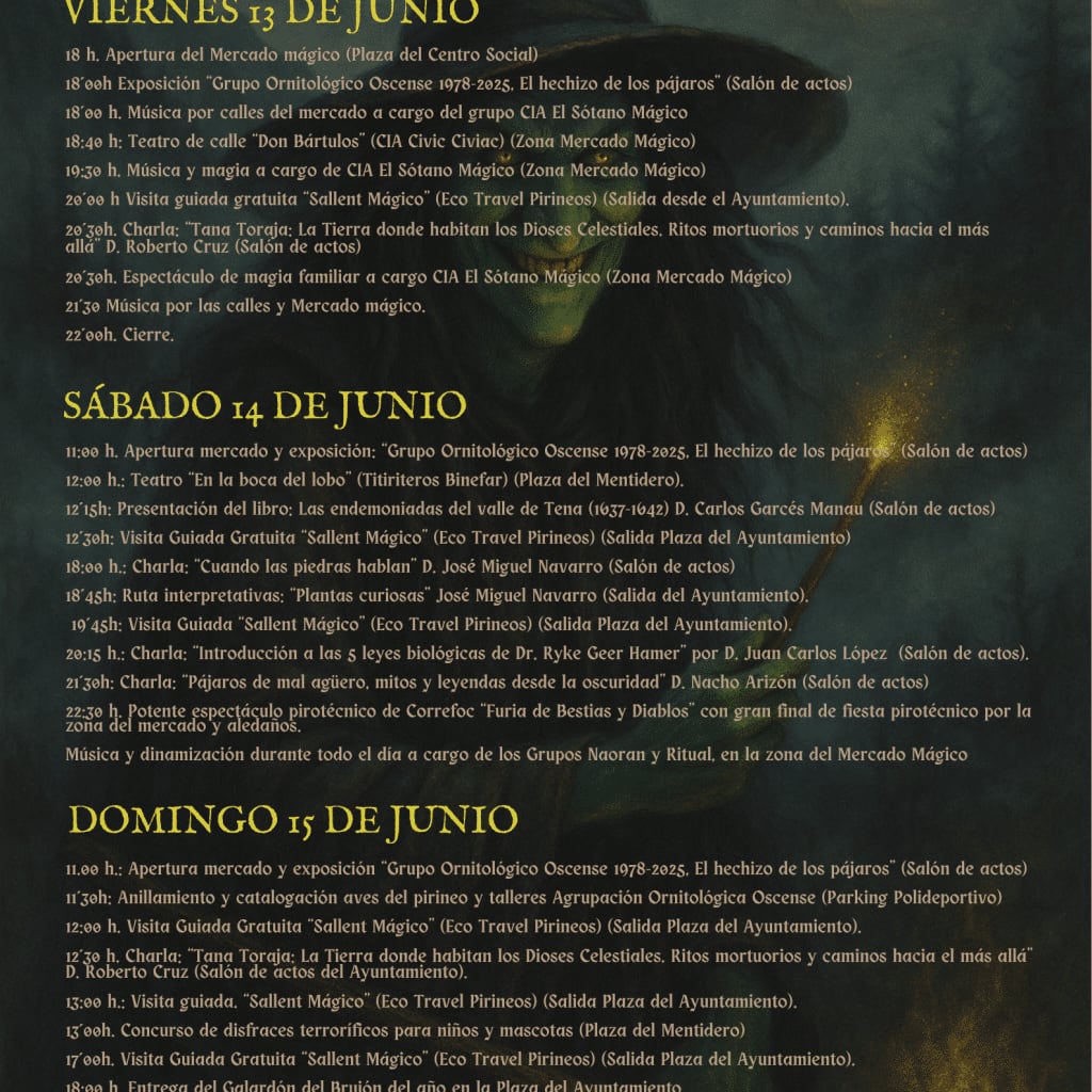 Actividades durante el fin de semana