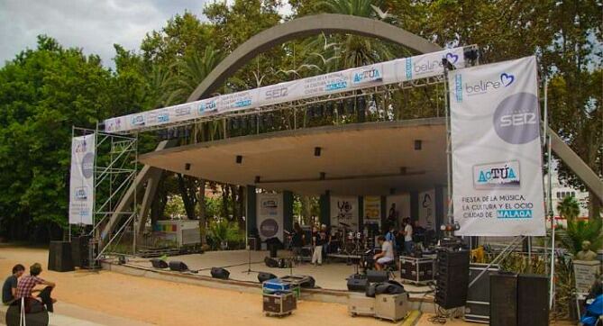 Uno de los escenarios de Actúa