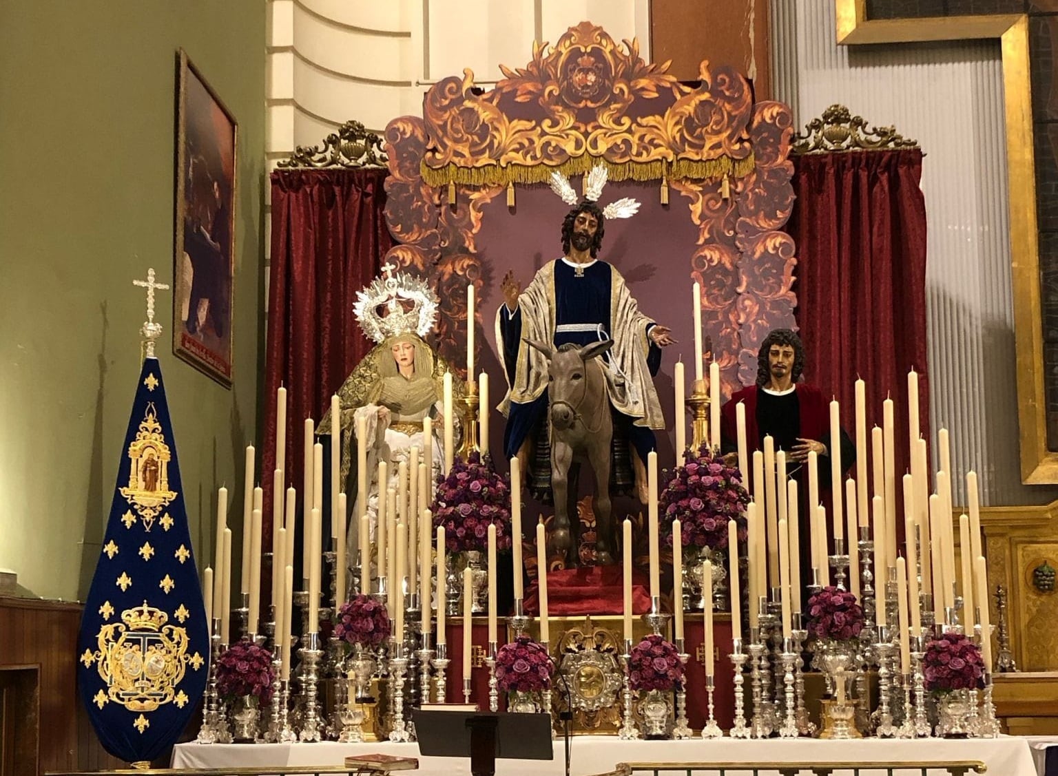 Cultos en la Hermandad de la Borriquilla de Jaén