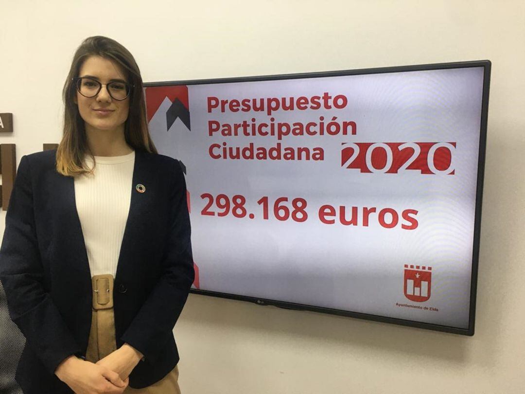 Sarah López, edil de Participación Ciudadana de Elda