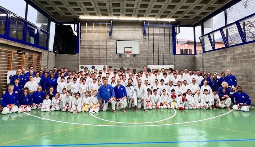 Stage de Nanbudo en Suiza donde participó Mariano Carrasco