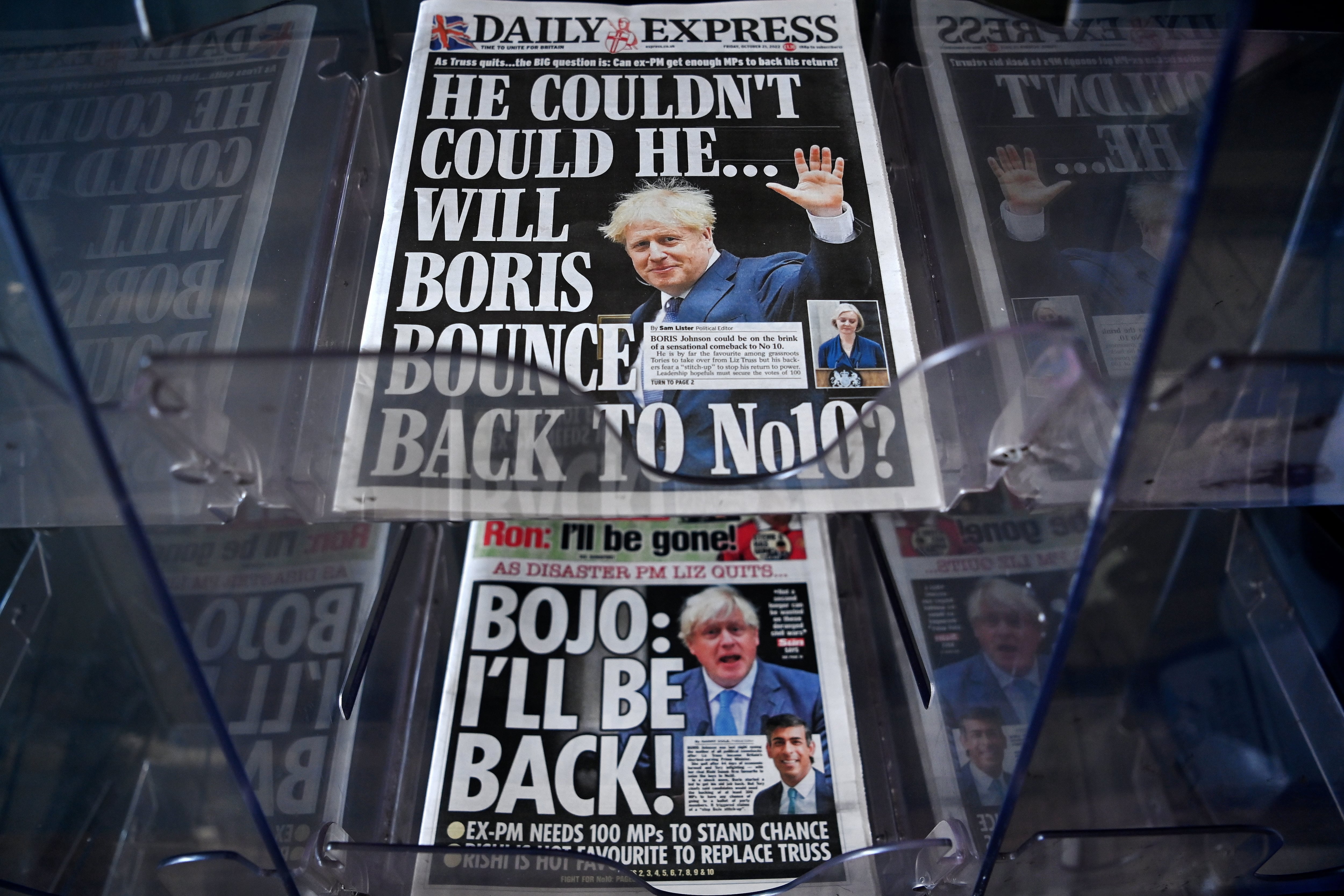 Portadas de los medios británicos