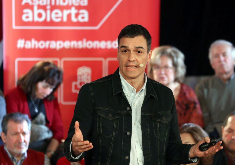 El secretario general, Pedro Sánchez, interviene en su segunda Asamblea Abierta a la ciudadanía