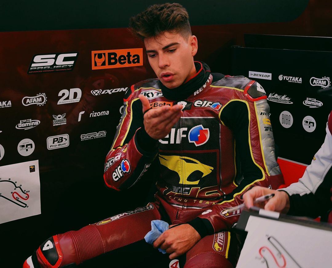 Augusto Fernández, piloto de Moto 2.