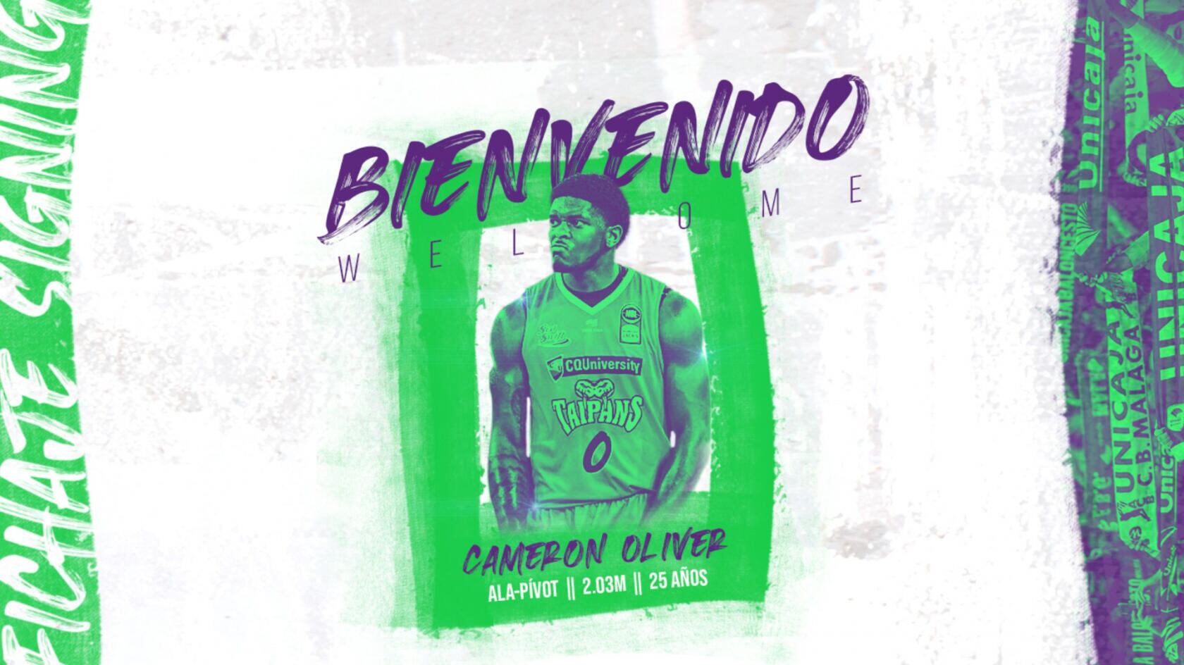 Así anunció el Unicaja el fichaje de Oliver