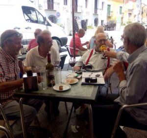 Momento de la grabación de la entrevista.